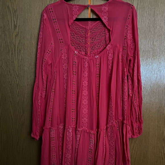 Free People Kiss Kiss Tunic - Color Sweetest Pink Size Small NWOT - Picture 10 of 10